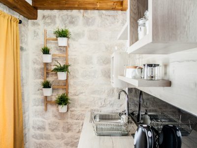 Kitchen in First floor studio apartment