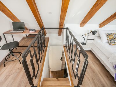 Vivid flat with lofted bedroom